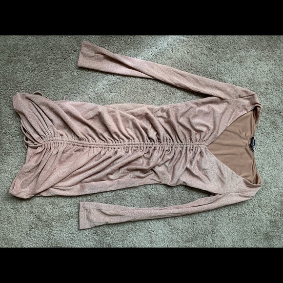 pink sparkly bodycon fashion nova dress - Picture 2 of 3